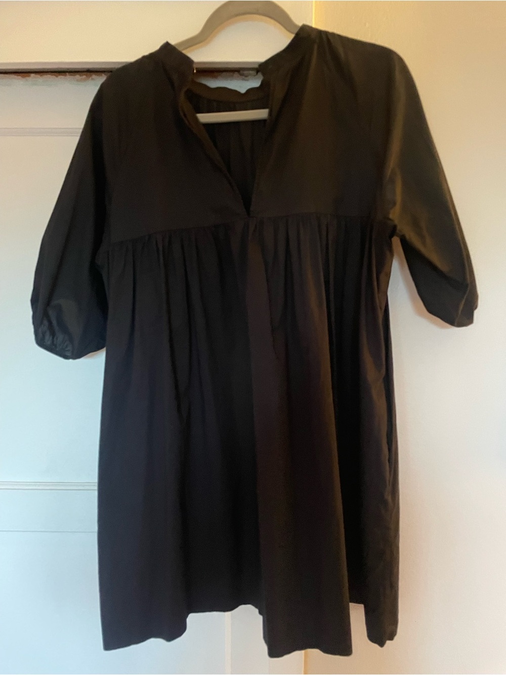 Everlane Black Babydoll Dress - Picture 5 of 5